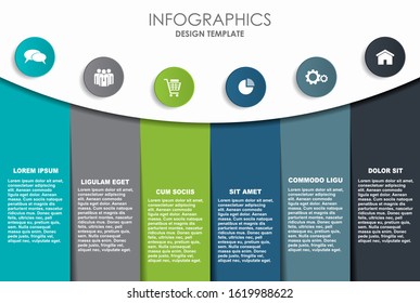 Infographic design template with place for your data. Vector illustration.