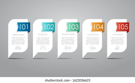 Infographic design template with place for your data. Vector illustration.