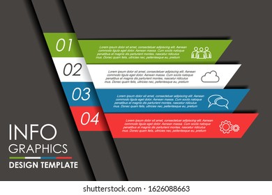 Infographic design template with place for your data. Vector illustration.