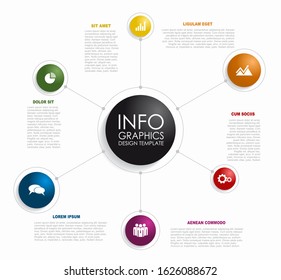 Infographic design template with place for your data. Vector illustration.