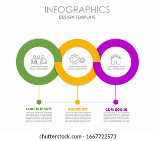 Infographic design template with place for your data. Vector illustration.