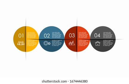 Infographic design template with place for your data. Vector illustration.