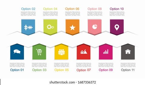 Infographic design template with place for your data. Vector illustration.