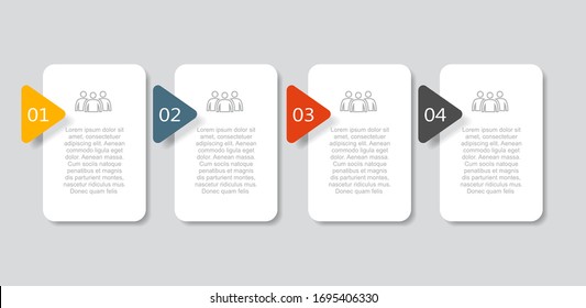 Infographic design template with place for your data. Vector illustration.