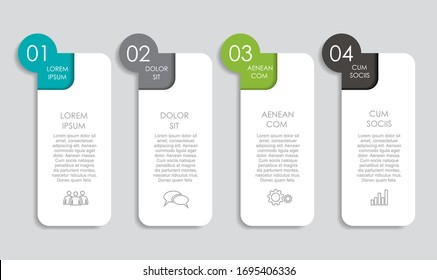 Infographic design template with place for your data. Vector illustration.