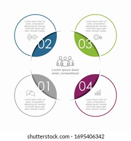 Infographic design template with place for your data. Vector illustration.