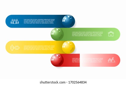 Infographic design template with place for your data. Vector illustration.