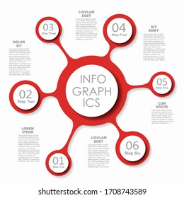Infographic design template with place for your data. Vector illustration.
