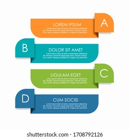 Infographic design template with place for your data. Vector illustration.