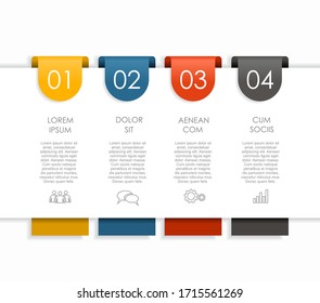 Infographic design template with place for your data. Vector illustration.