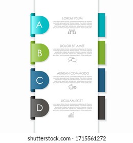Infographic design template with place for your data. Vector illustration.
