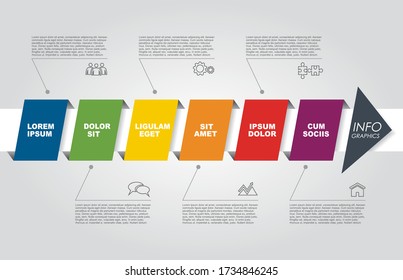 Infographic design template with place for your data. Vector illustration.