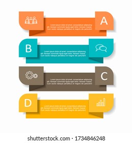 Infographic design template with place for your data. Vector illustration.