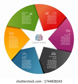 Infographic design template with place for your data. Vector illustration.