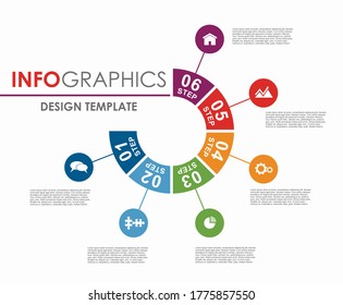 Infographic design template with place for your data. Vector illustration.