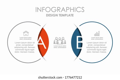 Infographic design template with place for your data. Vector illustration.