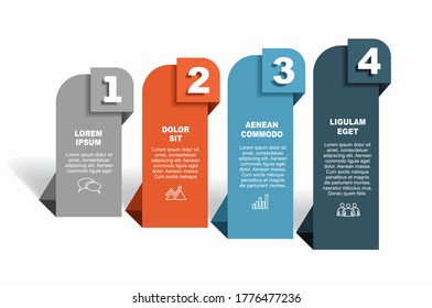 Infographic design template with place for your data. Vector illustration.