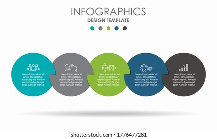 Infographic design template with place for your data. Vector illustration.