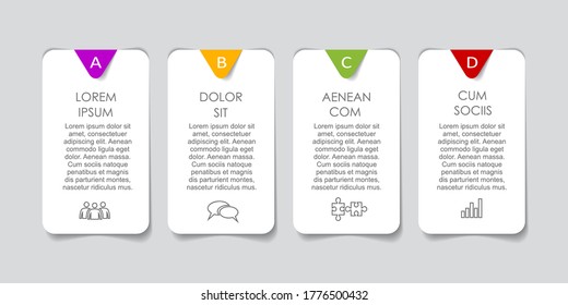 Infographic design template with place for your data. Vector illustration.