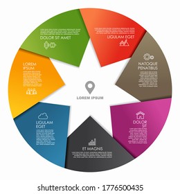 Infographic design template with place for your data. Vector illustration.