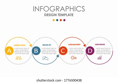 Infographic design template with place for your data. Vector illustration.