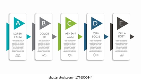 Infographic design template with place for your data. Vector illustration.