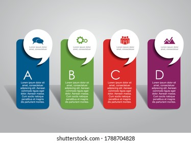 Infographic design template with place for your data. Vector illustration.