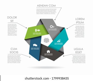 Infographic design template with place for your data. Vector illustration.