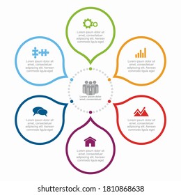 Infographic design template with place for your data. Vector illustration.