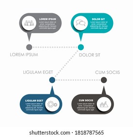 Infographic design template with place for your data. Vector illustration.