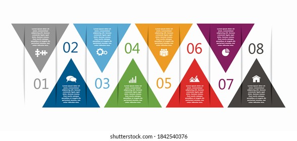 Infographic design template with place for your data. Vector illustration.