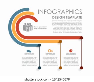 Infographic design template with place for your data. Vector illustration.