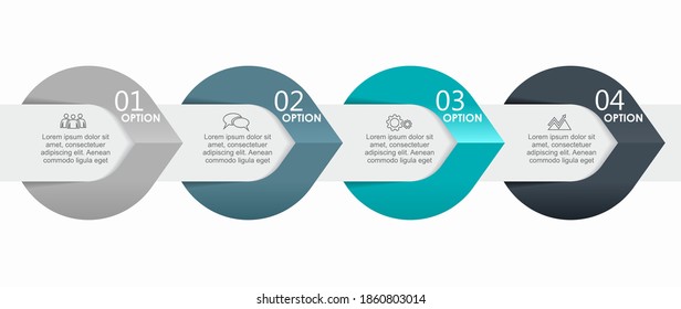 Infographic design template with place for your data. Vector illustration.