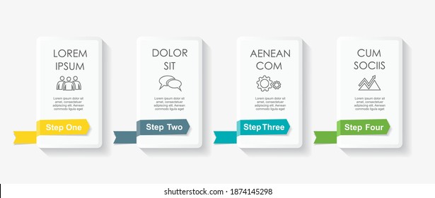 Infographic design template with place for your data. Vector illustration.