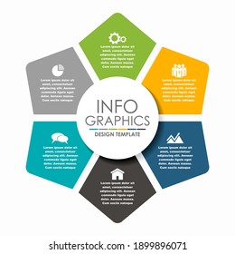 Infographic design template with place for your data. Vector illustration.