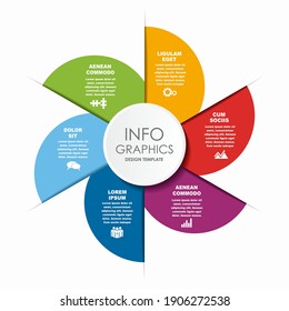 Infographic design template with place for your data. Vector illustration.