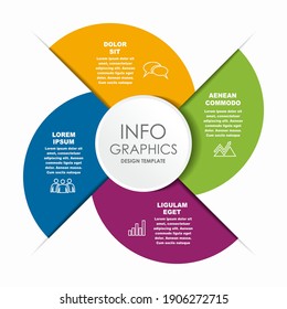 Infographic design template with place for your data. Vector illustration.