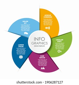 Infographic design template with place for your data. Vector illustration.