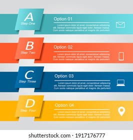 Infographic design template with place for your data. Vector illustration.