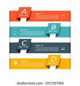 Infographic design template with place for your data. Vector illustration.