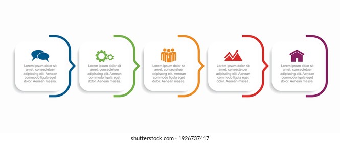 Infographic design template with place for your data. Vector illustration.