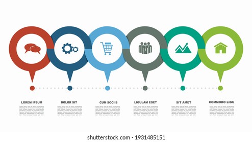 Infographic design template with place for your data. Vector illustration.