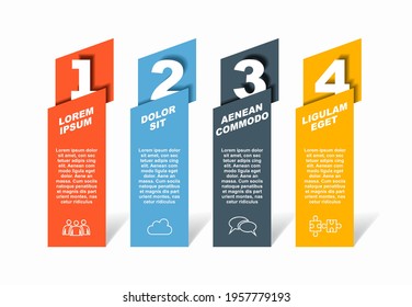 Infographic design template with place for your data. Vector illustration.