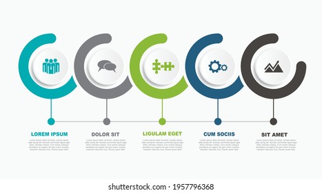 Infographic design template with place for your data. Vector illustration.