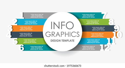 Infographic design template with place for your data. Vector illustration.