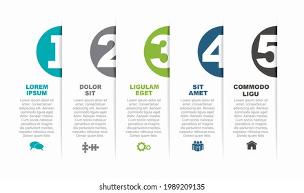 Infographic design template with place for your data. Vector illustration.