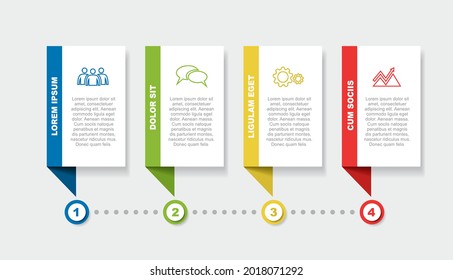 Infographic design template with place for your data. Vector illustration.