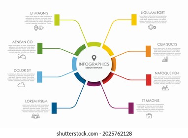 Infographic design template with place for your data. Vector illustration.
