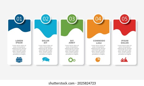 Infographic design template with place for your data. Vector illustration.