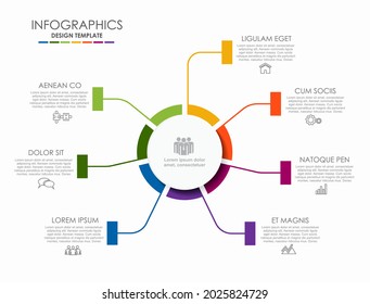 Infographic design template with place for your data. Vector illustration.